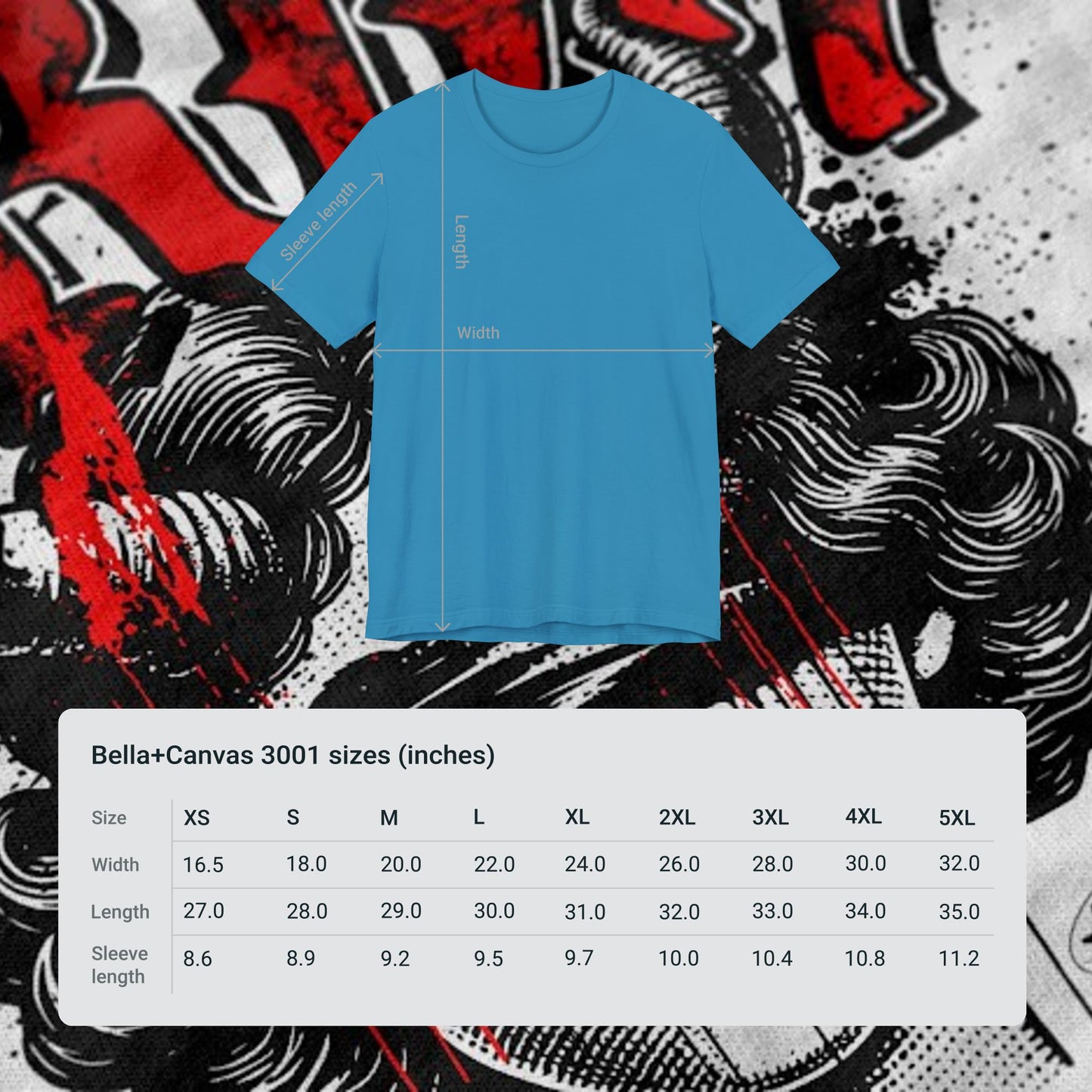 Lost In Grim - Aqua - T-Shirt