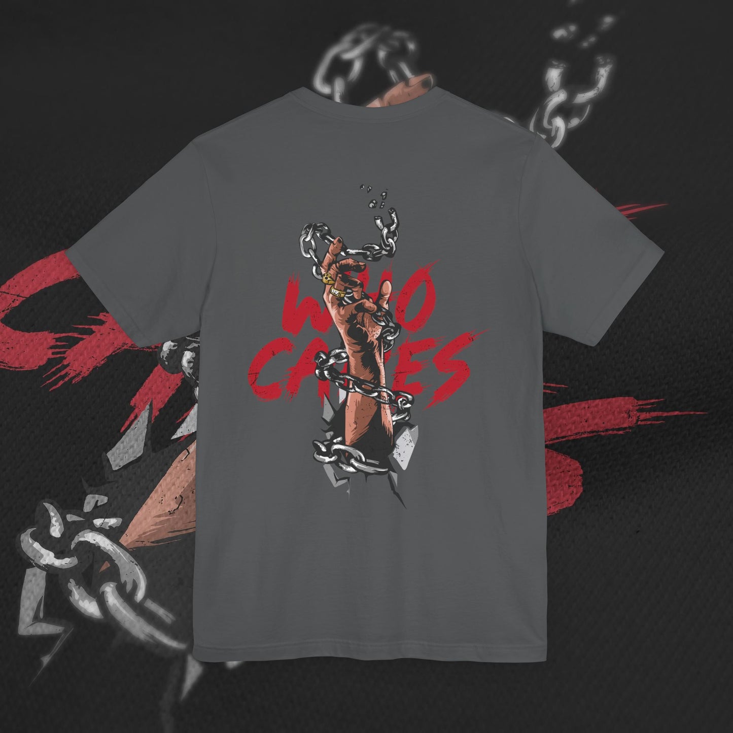 Who Cares - Asphalt - T-Shirt