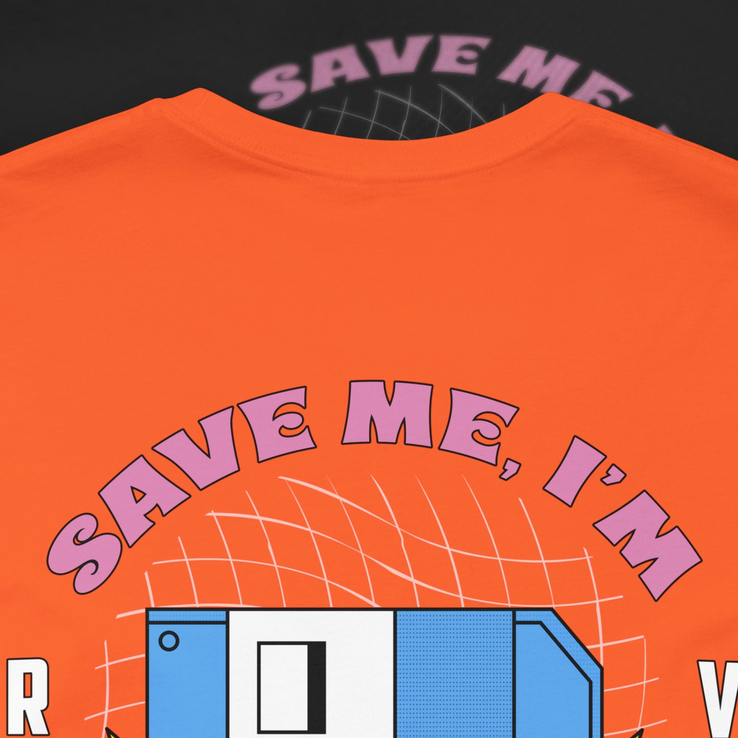 Save Me, I'm Floppin' - Orange - T-Shirt