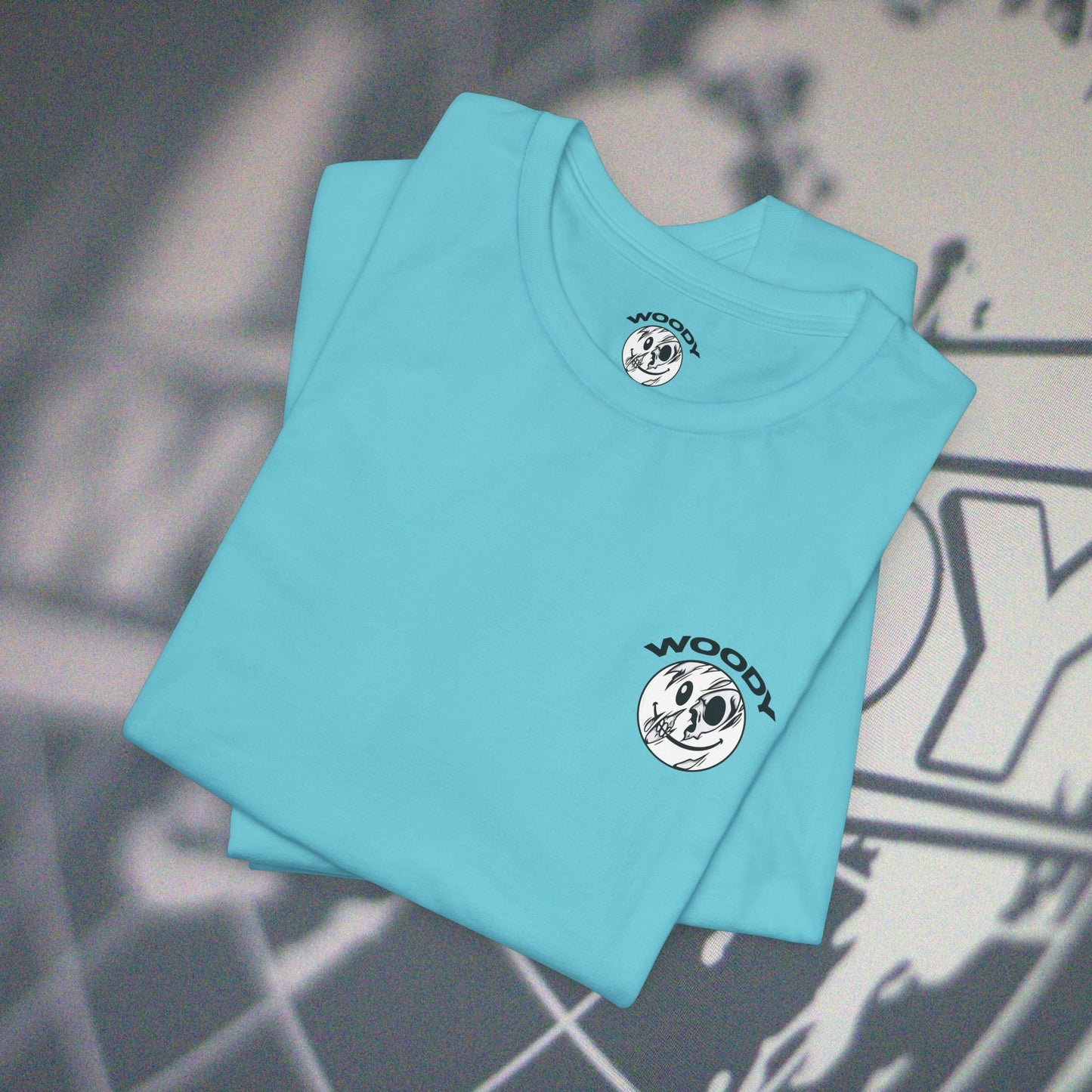 Woody Worldwide - Turquoise - T-Shirt