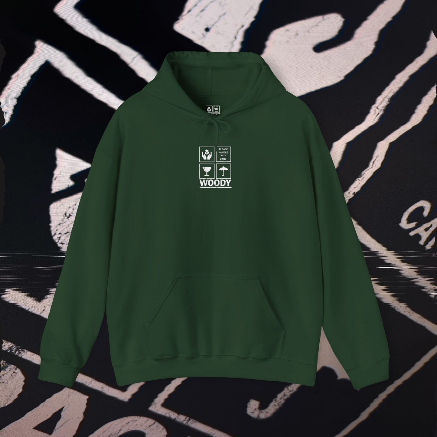 Fragile - Forest Green - Hoodie