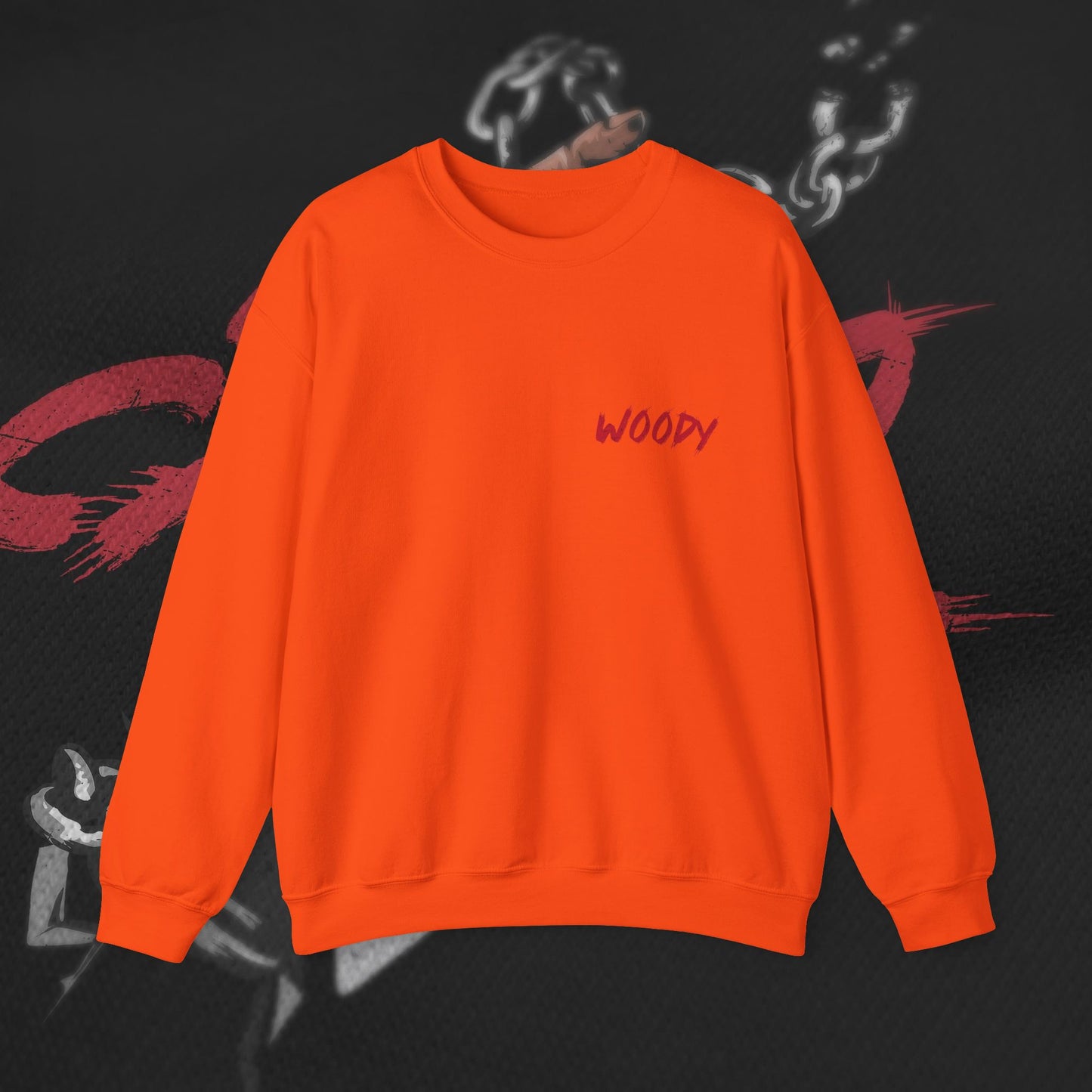 Who Cares - Orange - Crewneck
