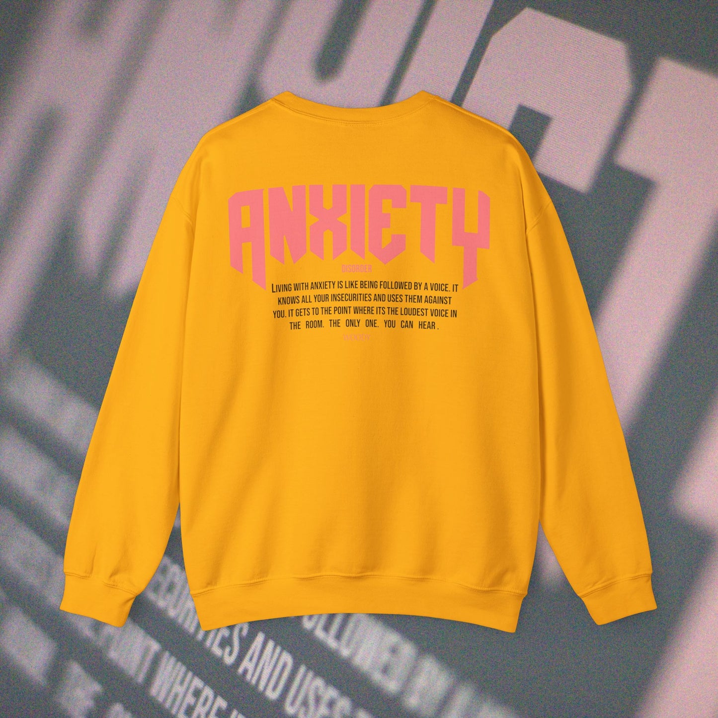 Anxiety - Gold - Crewneck
