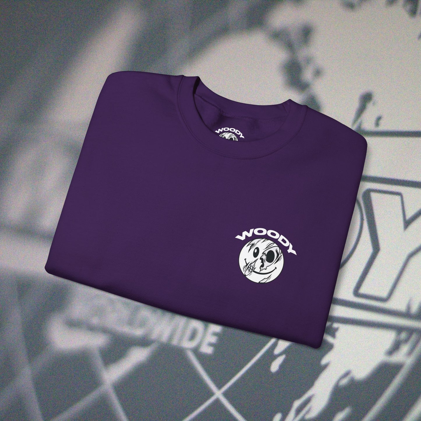 Woody Worldwide - Purple - Crewneck
