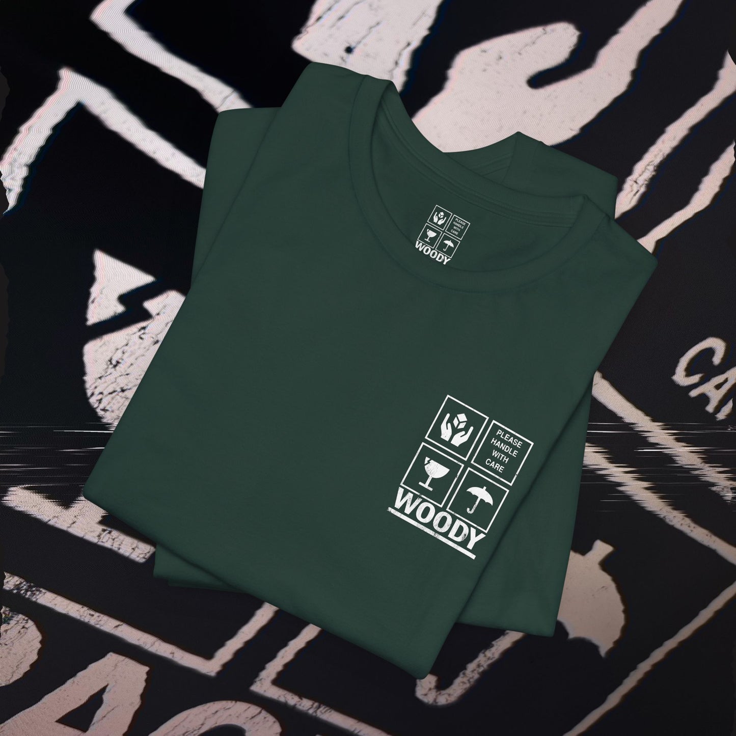 Fragile - Forest Green - T-Shirt