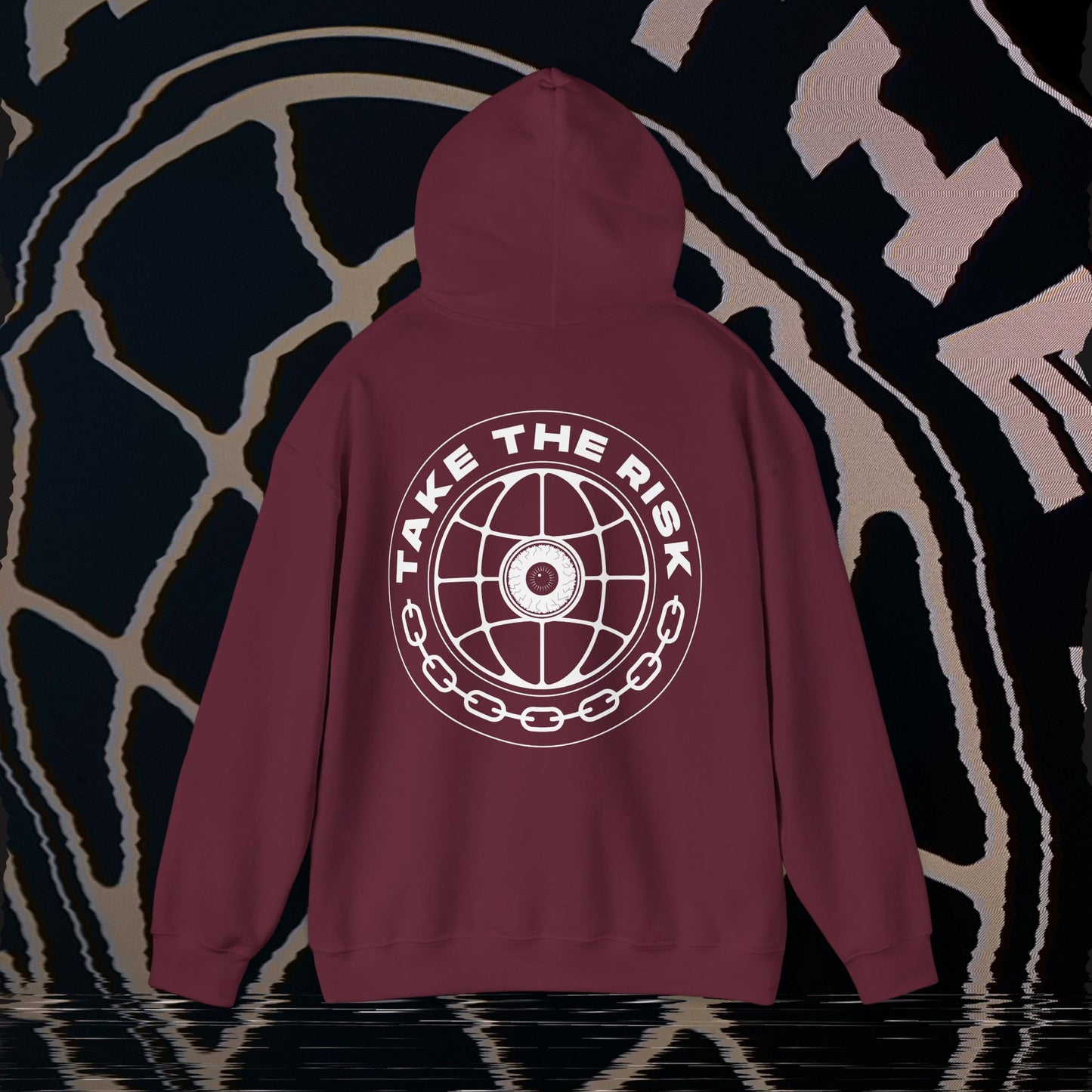 Take The Risk - Maroon - Hoodie
