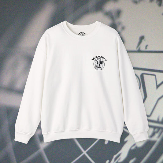 Woody Worldwide - White - Crewneck