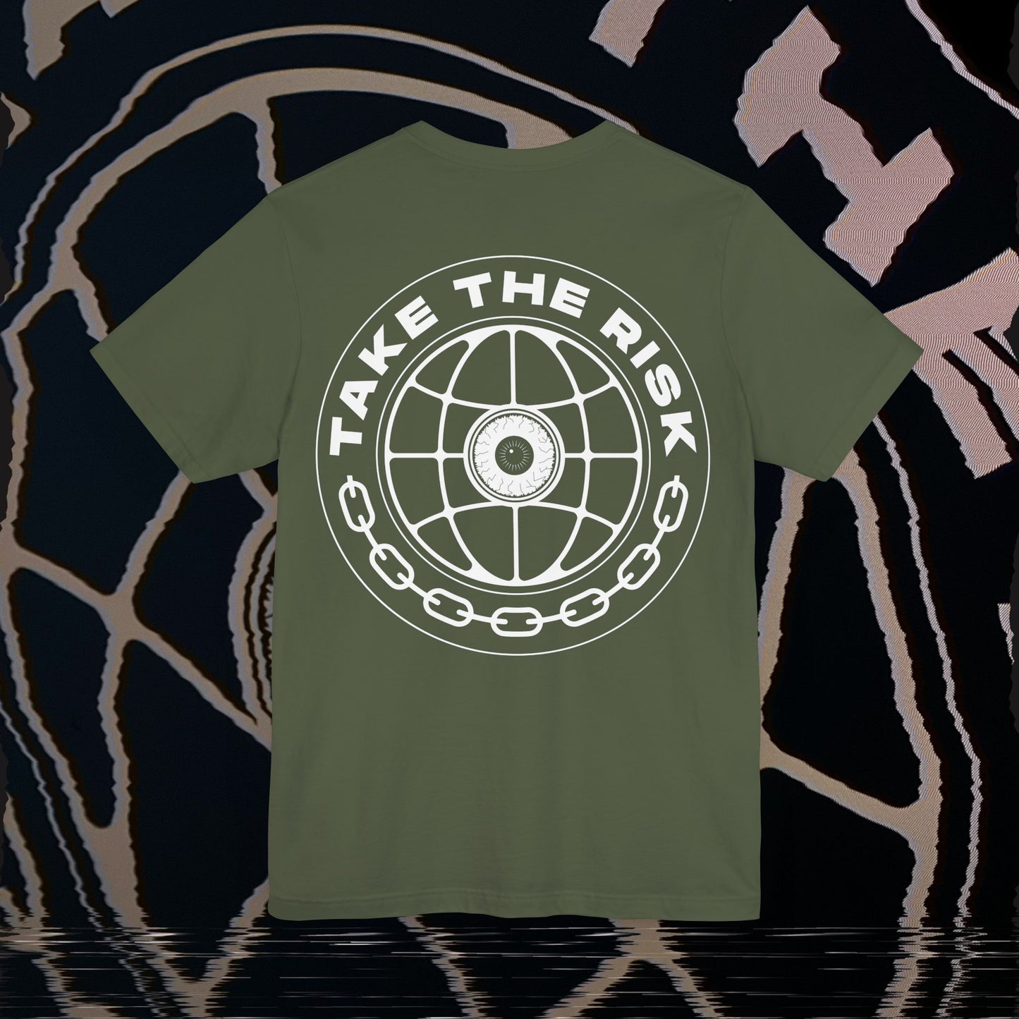 Take The Risk - Military Green - T-Shirt