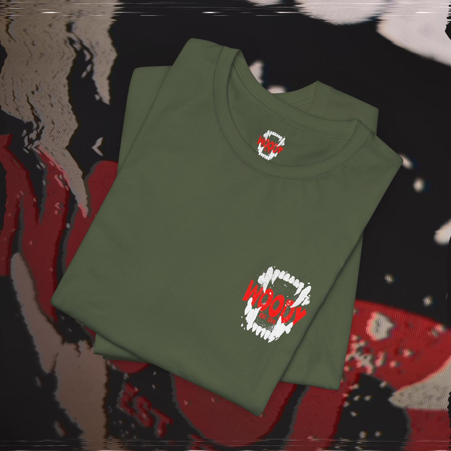 Bite Back - Military Green - T-Shirt