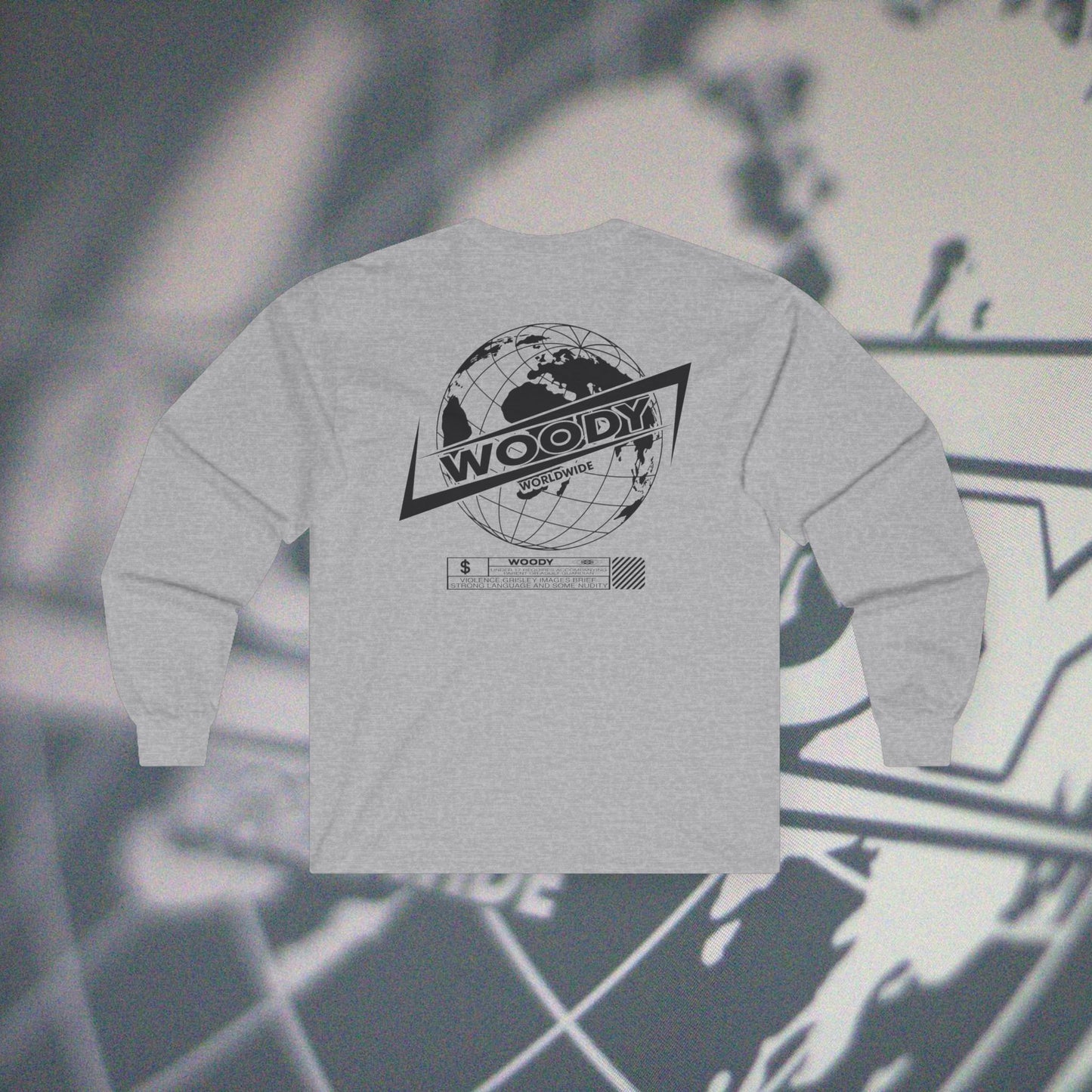 Woody Worldwide - Sport Grey - Long Sleeve