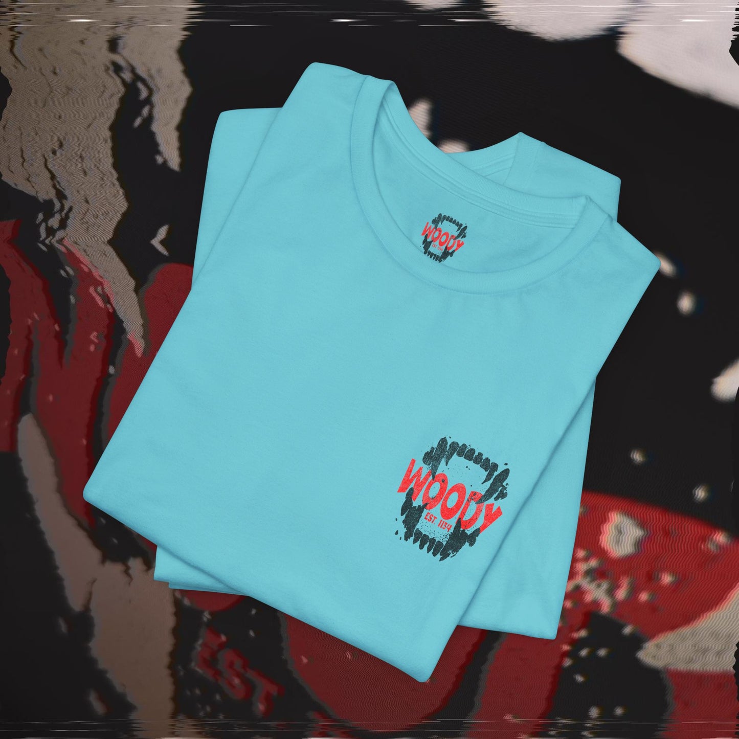 Bite Back - Turquoise - T-Shirt