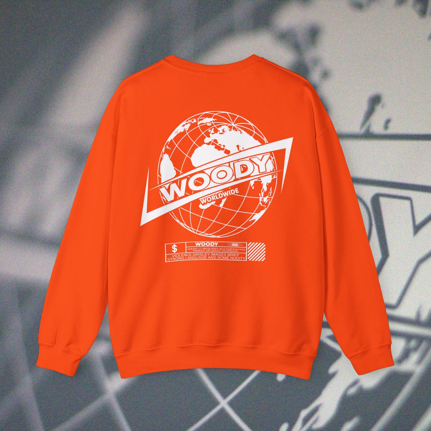 Woody Worldwide - Orange - Crewneck