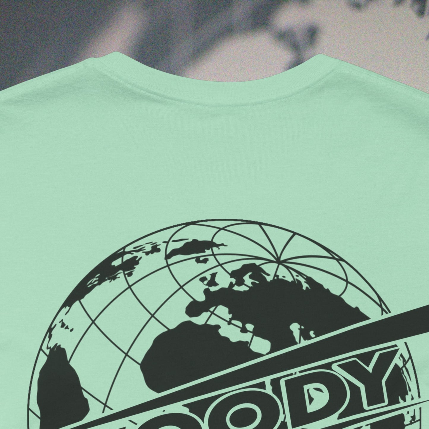 Woody Worldwide - Heather Mint - T-Shirt