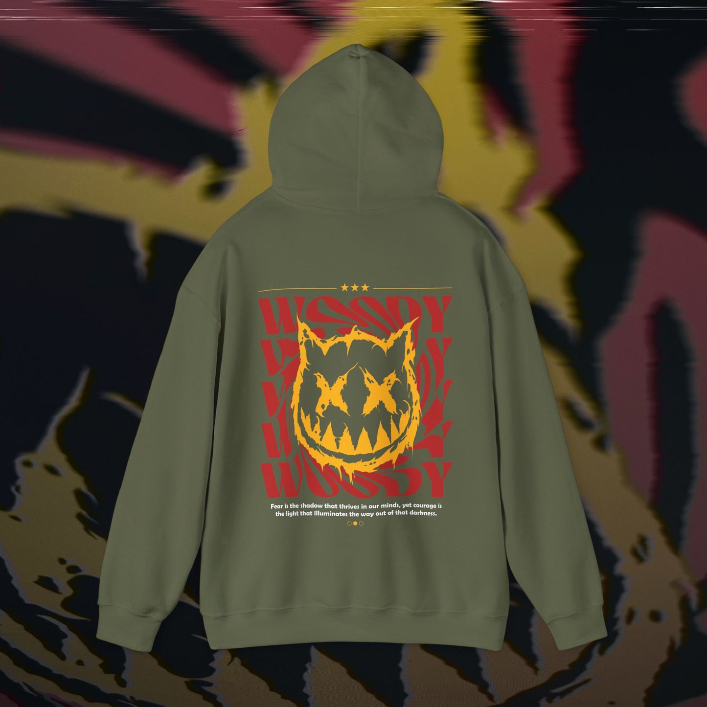 Face Your Fears - Military Green - Hoodie