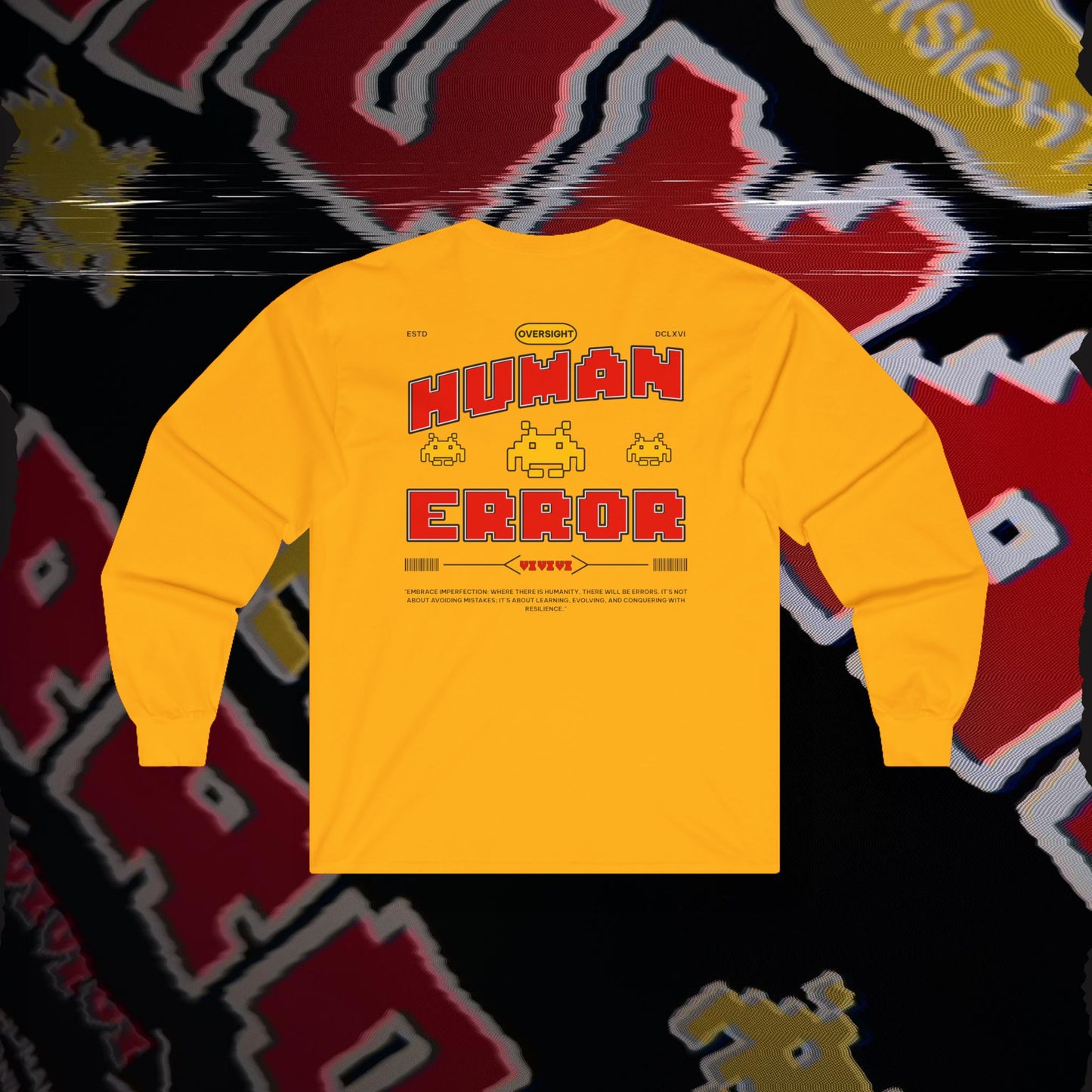Human Error - Gold - Long Sleeve