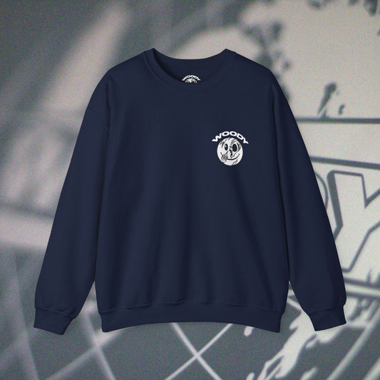 Woody Worldwide - Navy - Crewneck