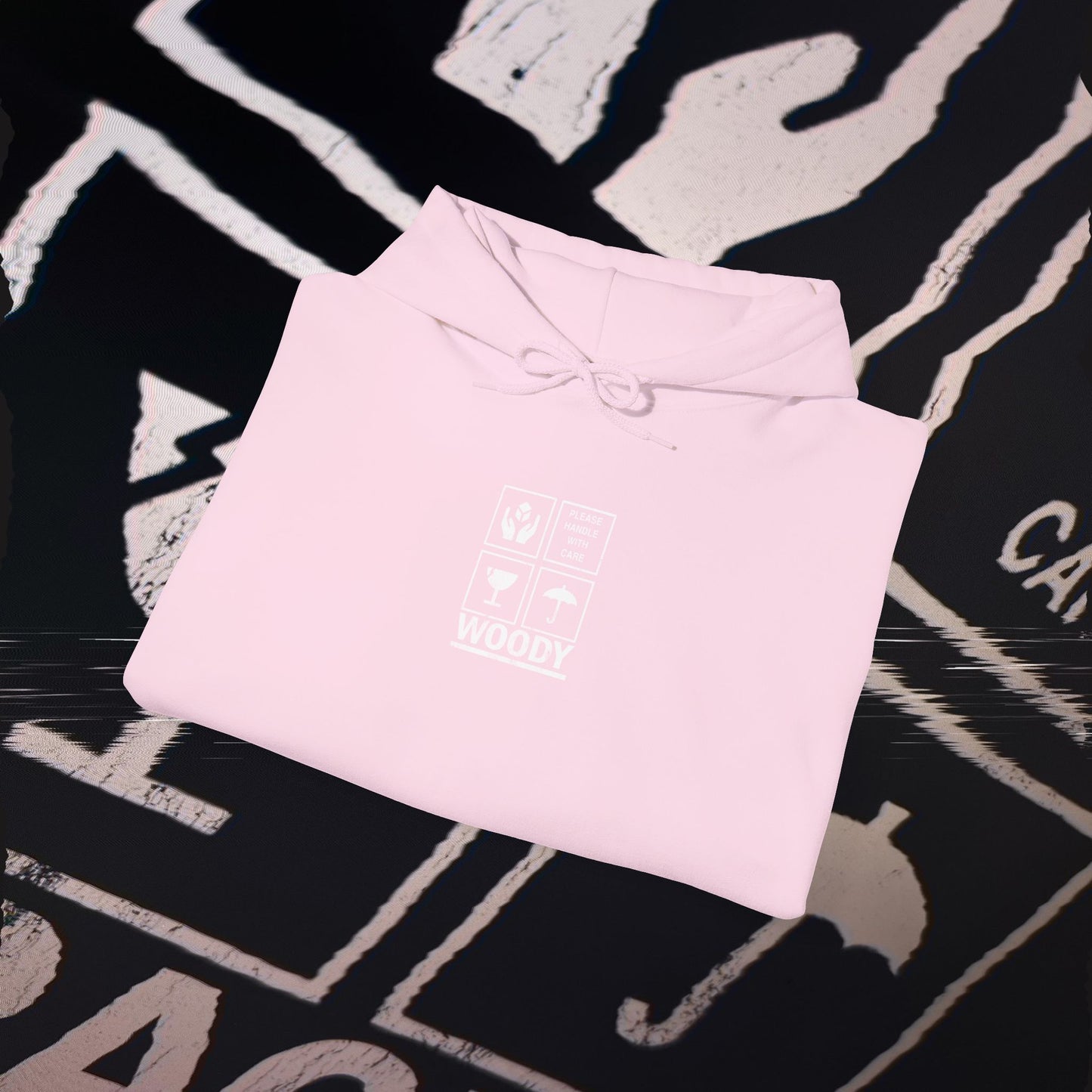 Fragile - Light Pink - Hoodie