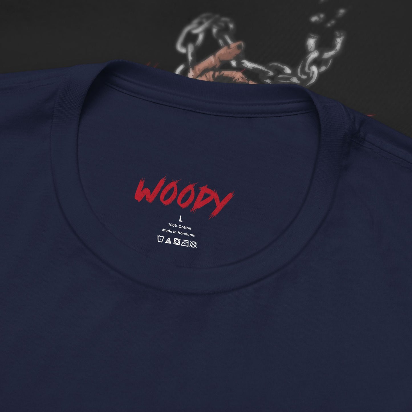 Who Cares - Navy - T-Shirt