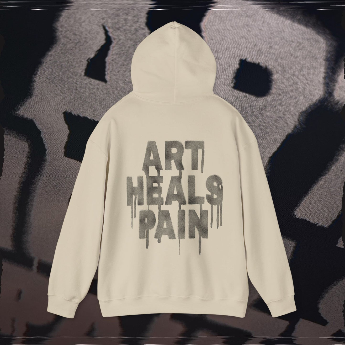 Art Heals Pain - Sand - Hoodie