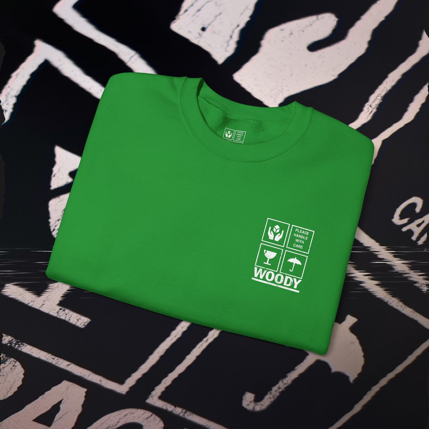 Fragile - Green - Crewneck
