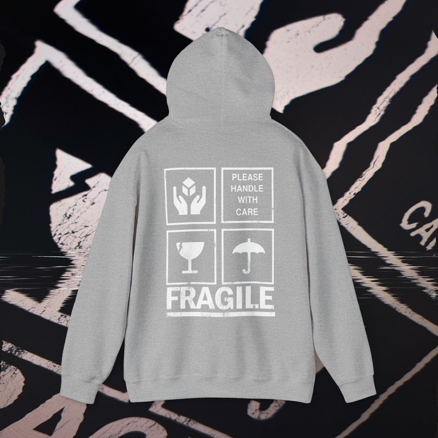 Fragile - Sport Grey - Hoodie