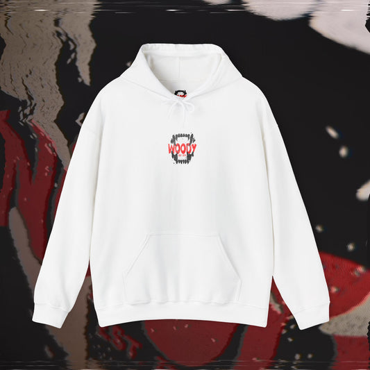 Bite Back - White - Hoodie