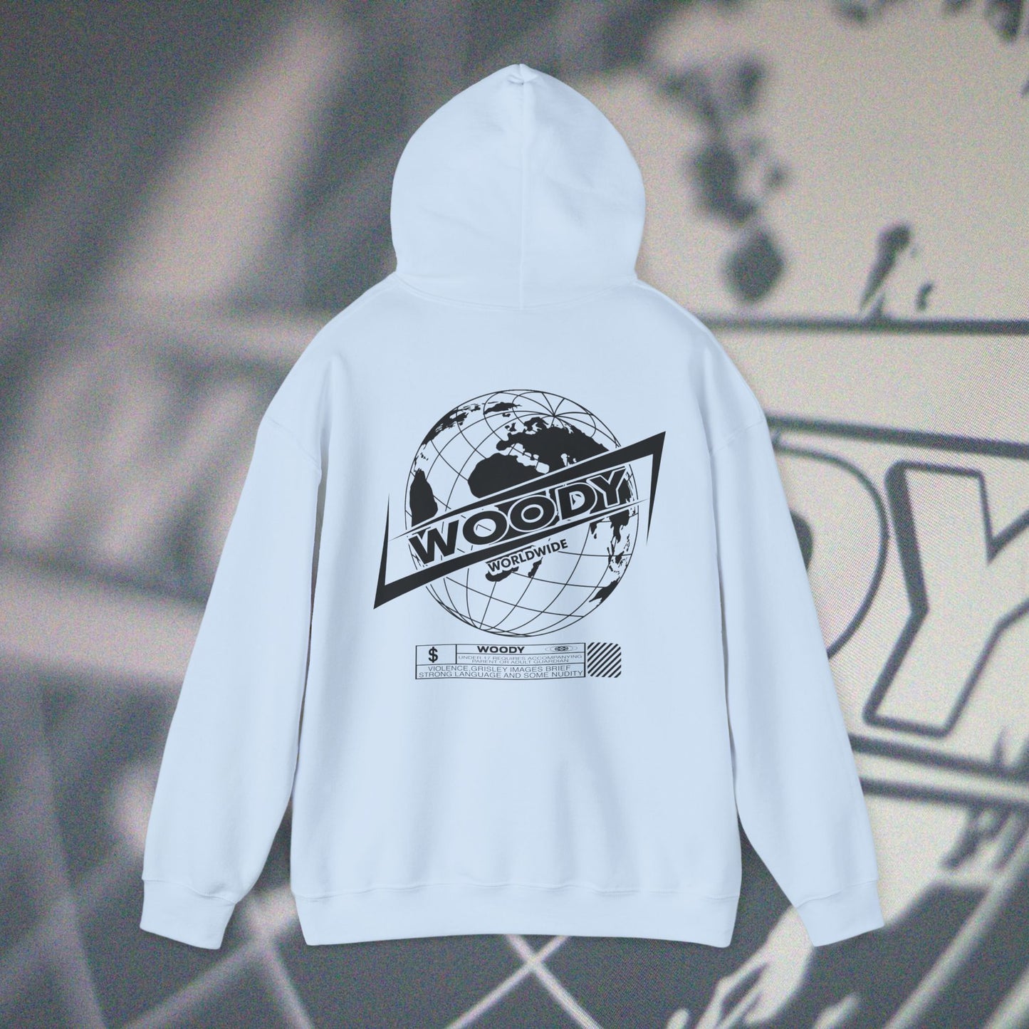 Woody Worldwide - Light Blue - Hoodie