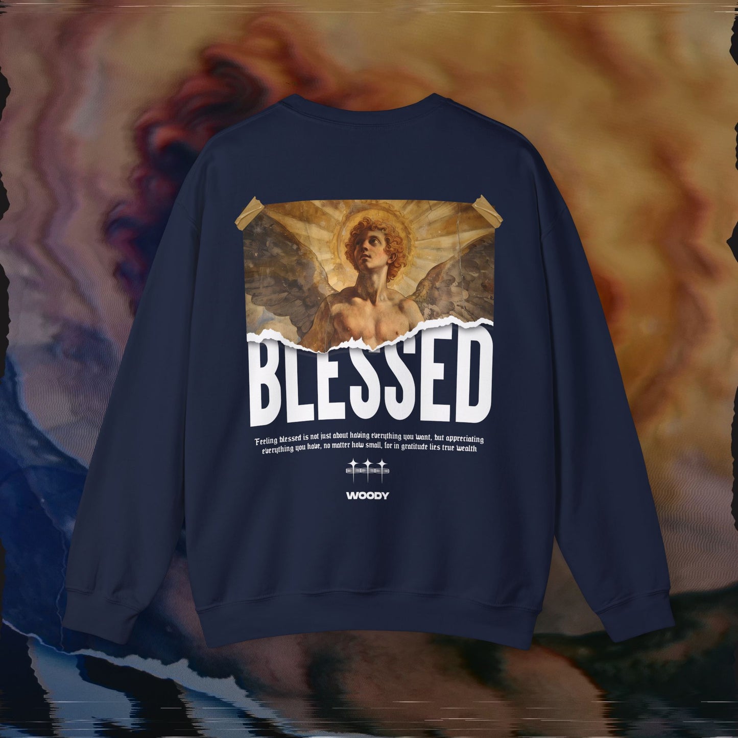 Blessed - Navy - Crewneck