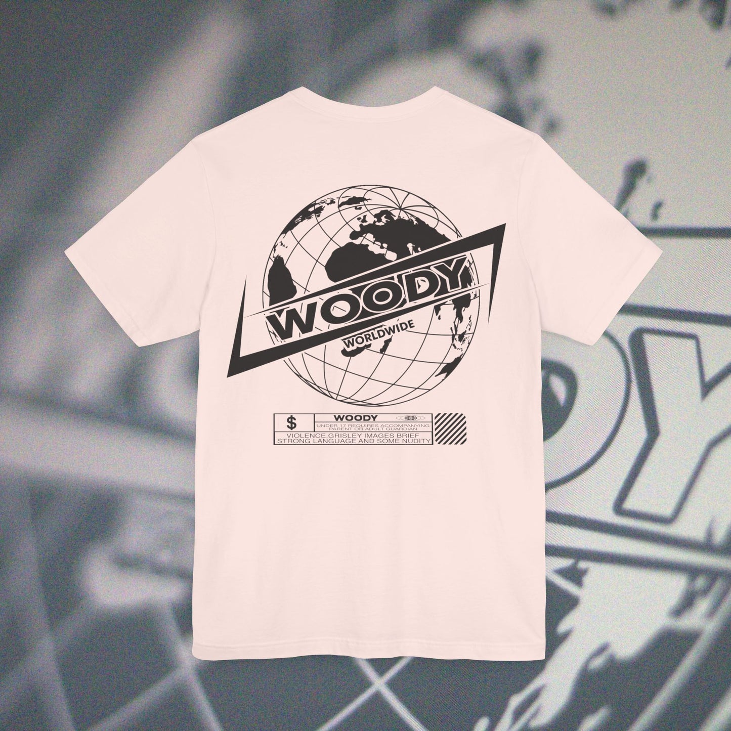 Woody Worldwide - Soft Pink - T-Shirt
