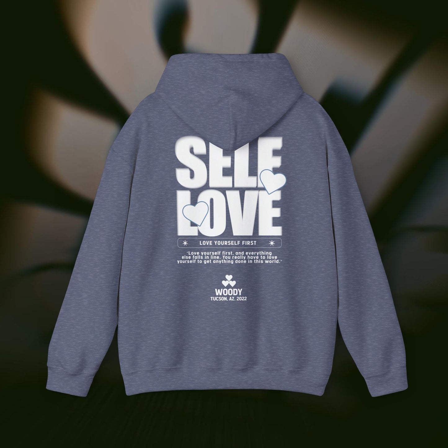 Self Love - Heather Navy - Hoodie