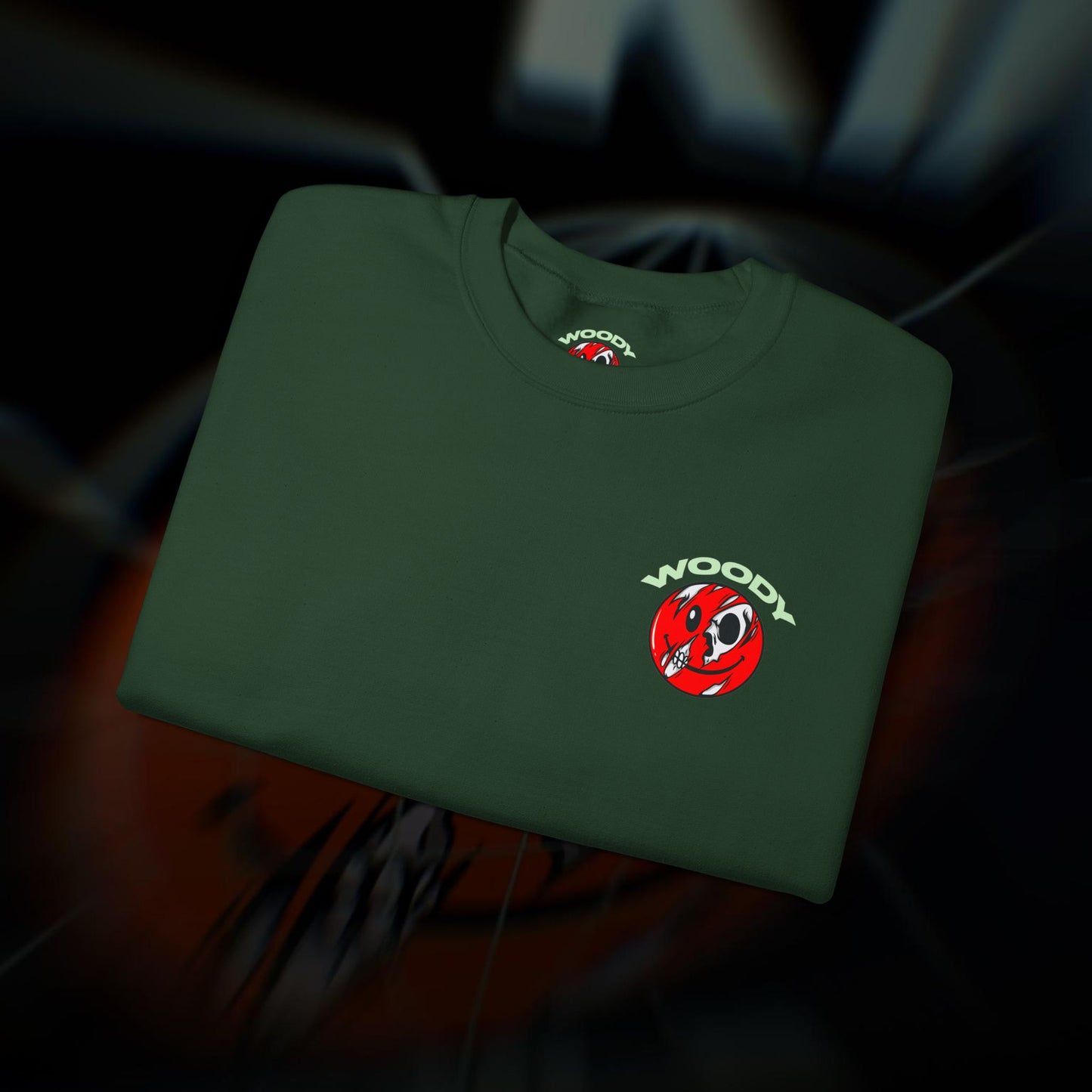 F**KING SMILE - Forest Green - Crewneck
