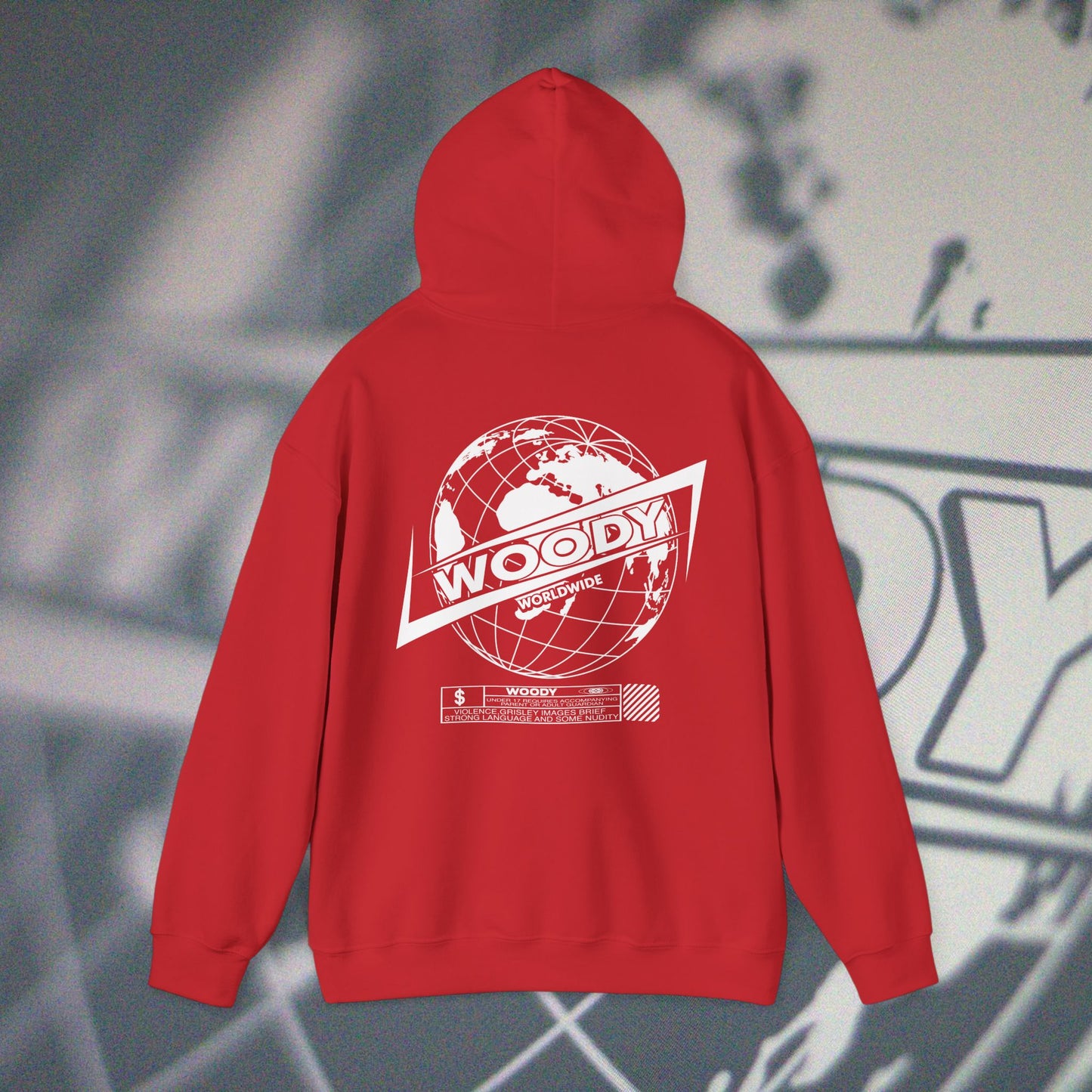 Woody Worldwide - Red - Hoodie