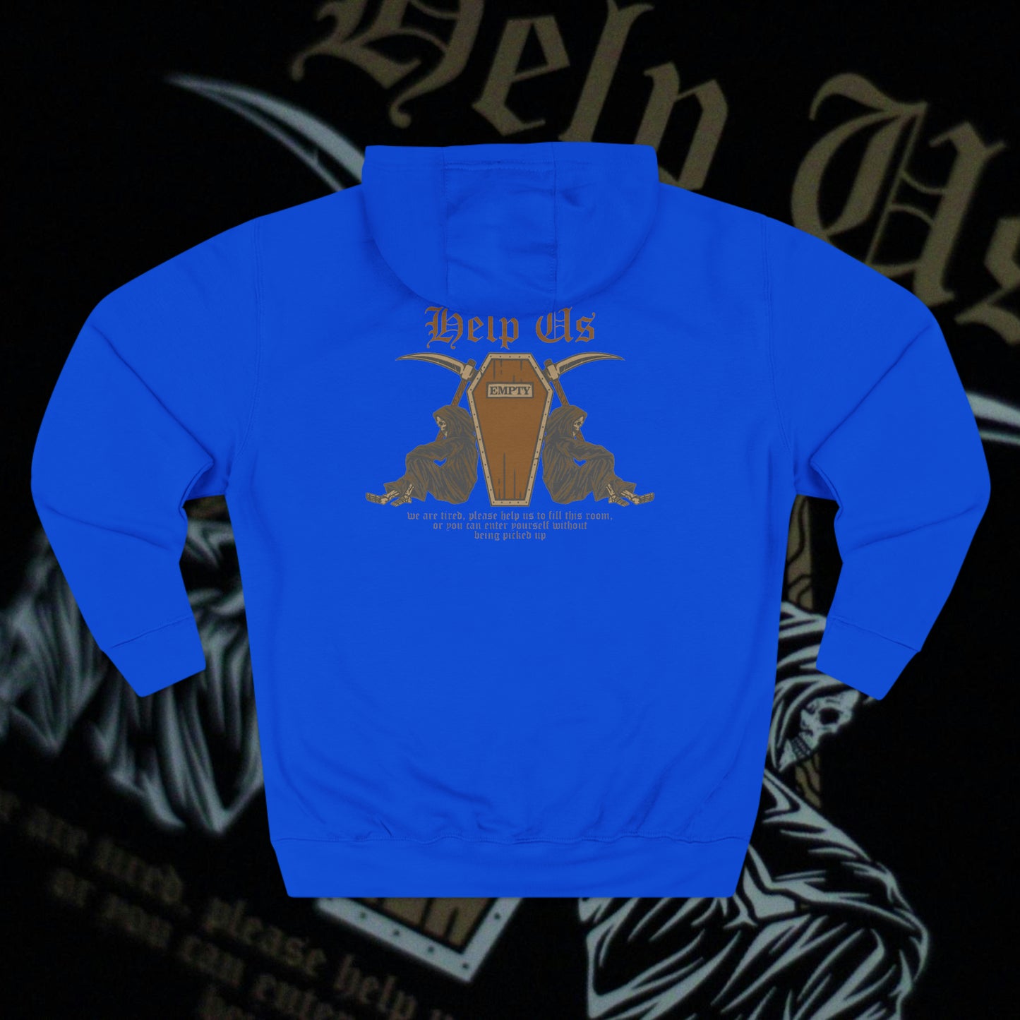 Help Us - Blue - Hoodie