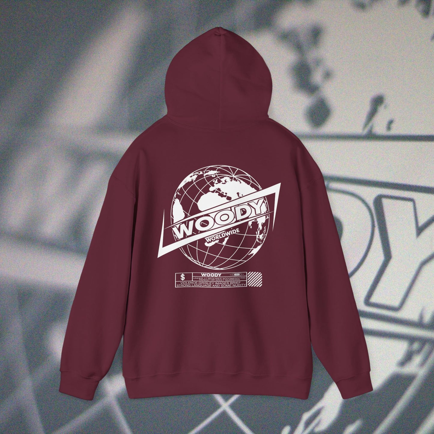 Woody Worldwide - Maroon - Hoodie