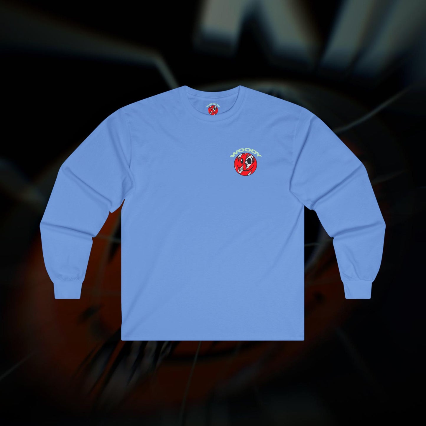 F**KING SMILE - Carolina Blue - Long Sleeve