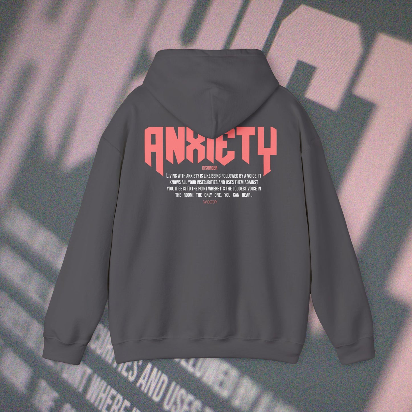 Anxiety - Charcoal - Hoodie