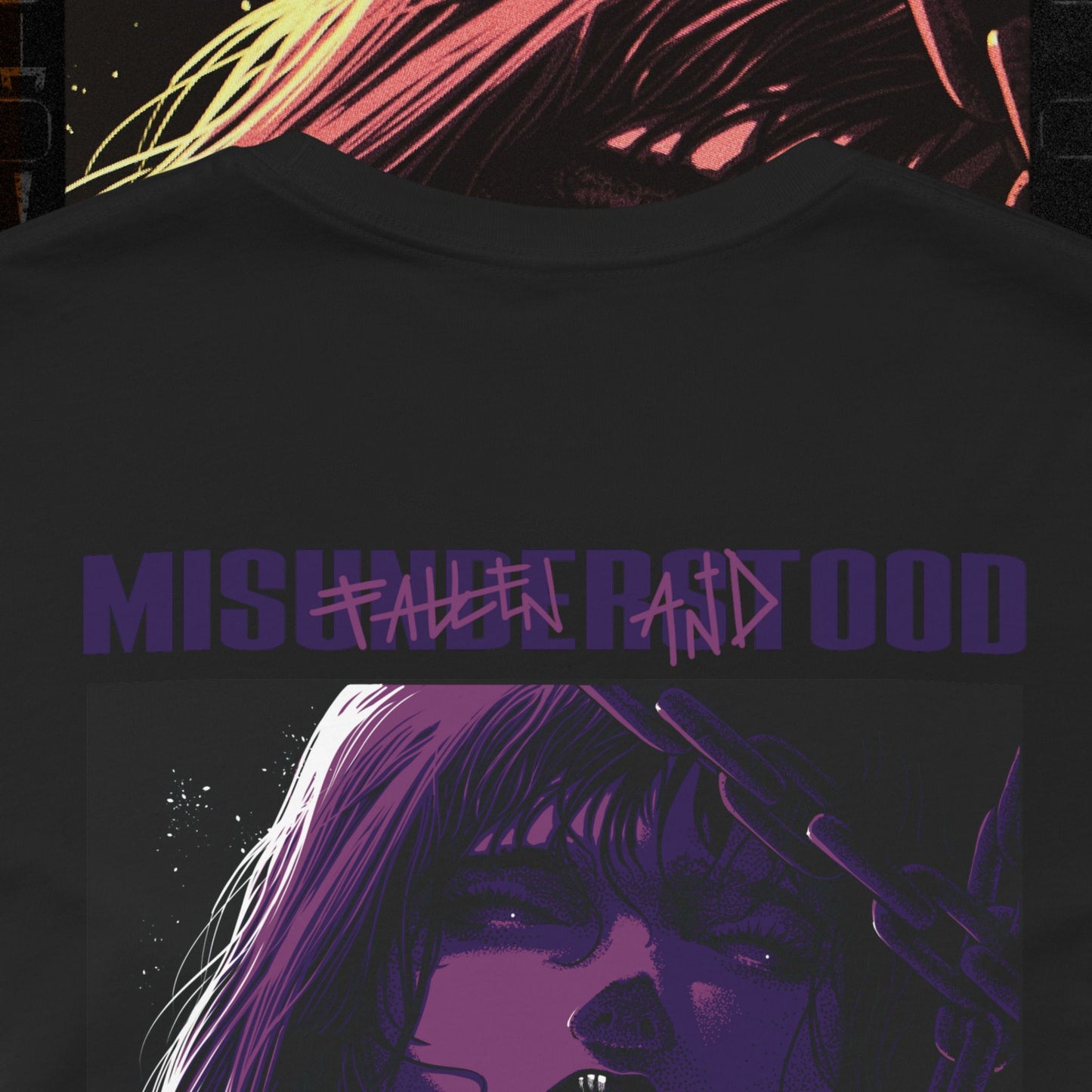 Fallen and Misunderstood - Black - T-Shirt | Halos and Hellfire