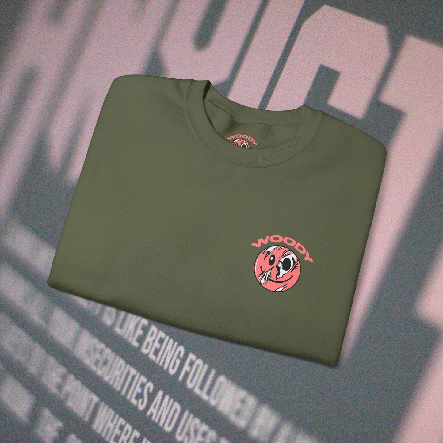 Anxiety - Military Green - Crewneck