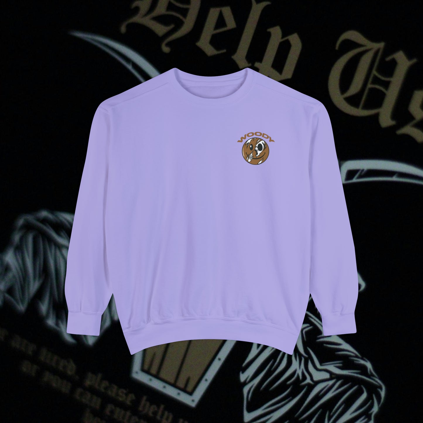 Help Us - Violet - Crewneck