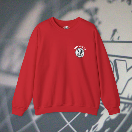 Woody Worldwide - Red - Crewneck