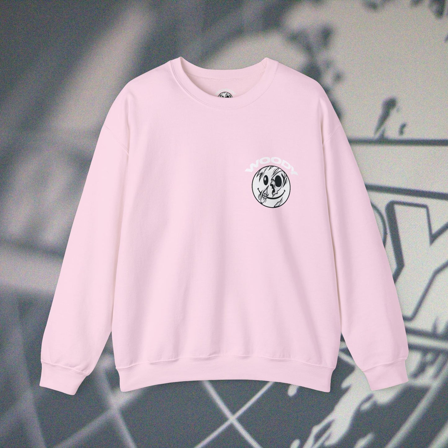 Woody Worldwide - Light Pink - Crewneck