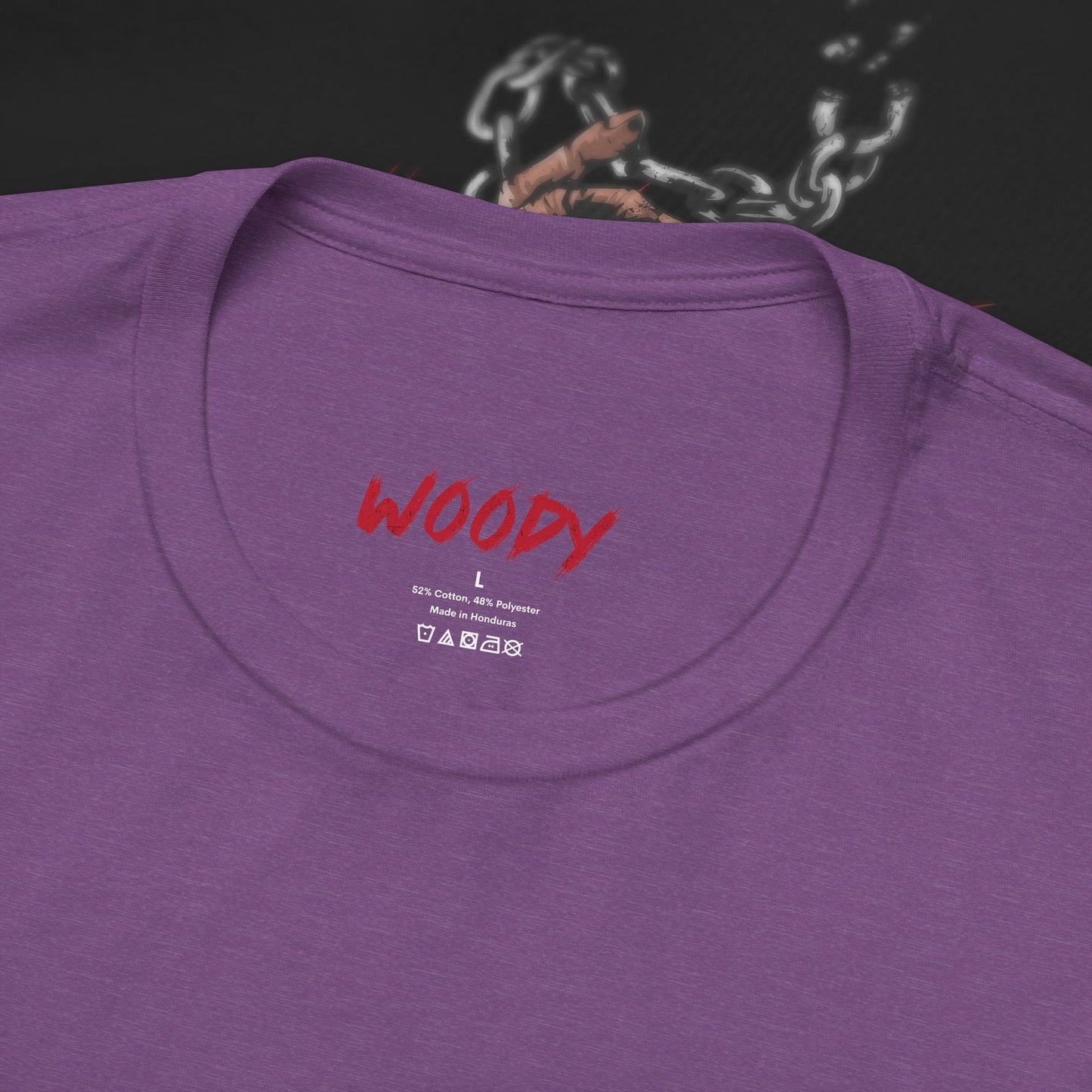 Who Cares - Heather Purple - T-Shirt