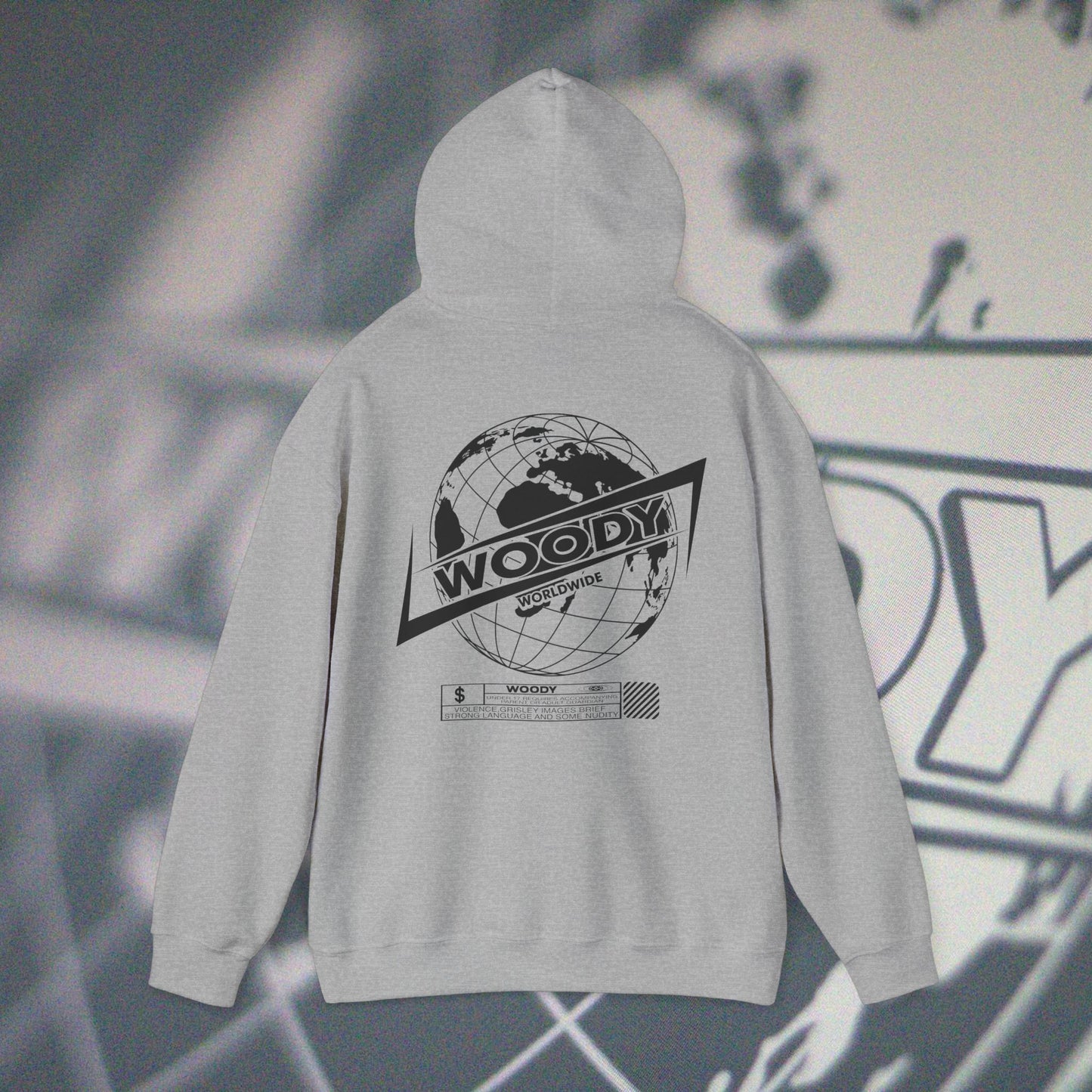 Woody Worldwide - Sport Grey - Hoodie