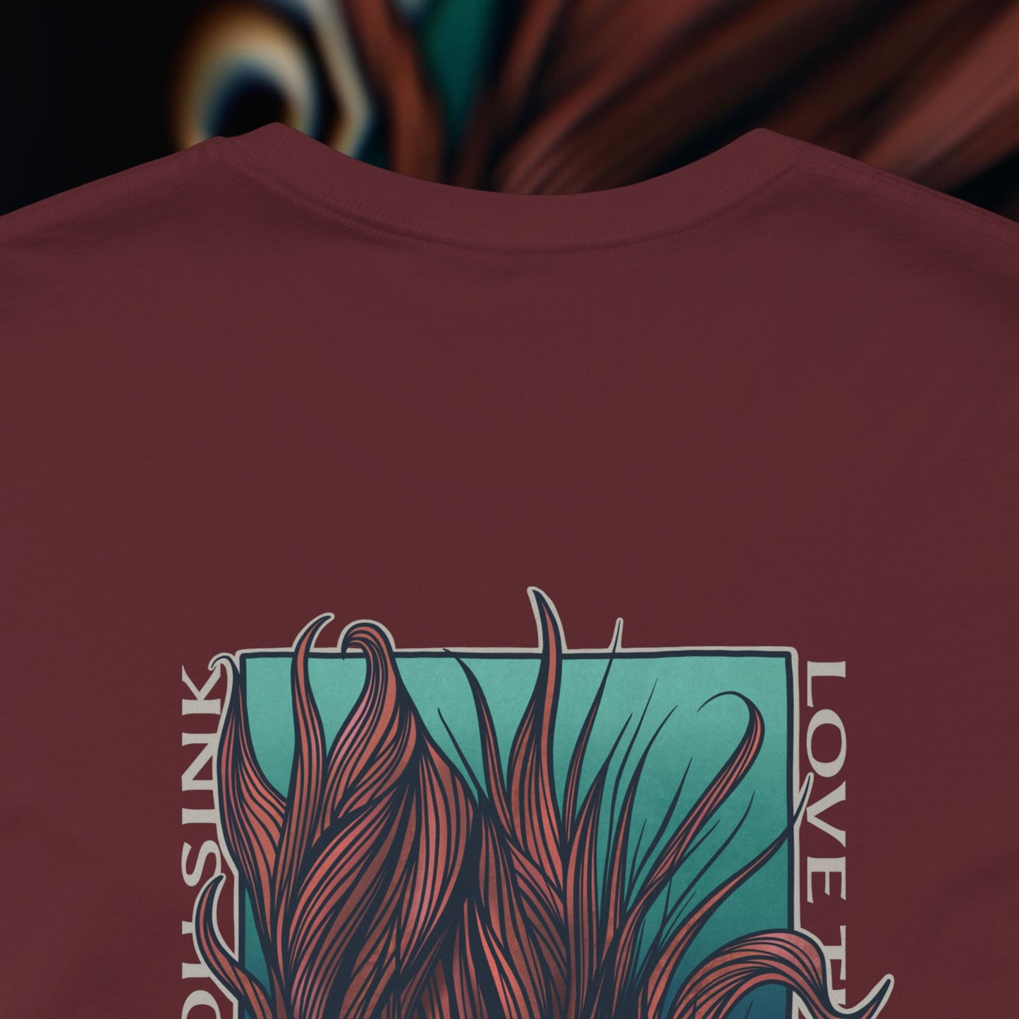 Love The Way You Sink - Maroon - T-Shirt