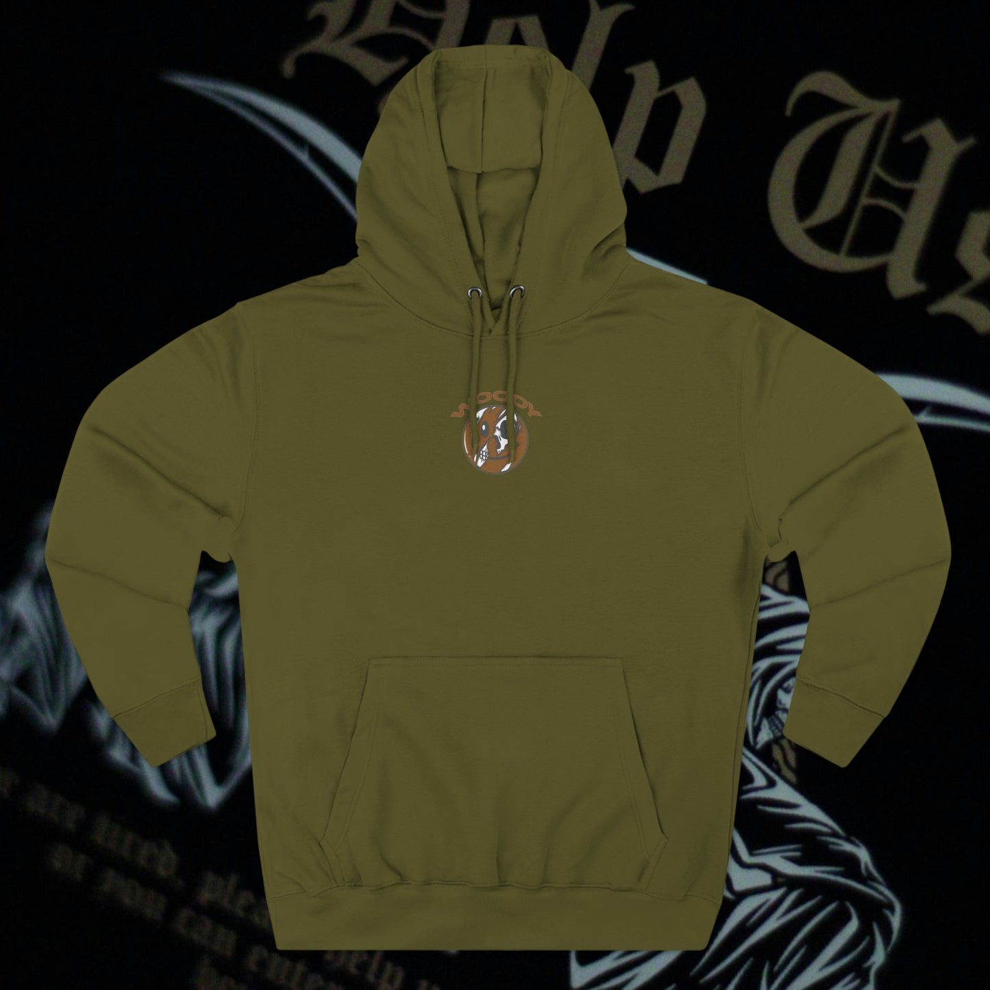 Help Us - Army Green - Hoodie