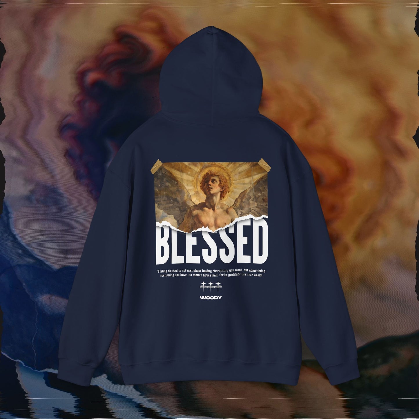 Blessed - Navy - Hoodie