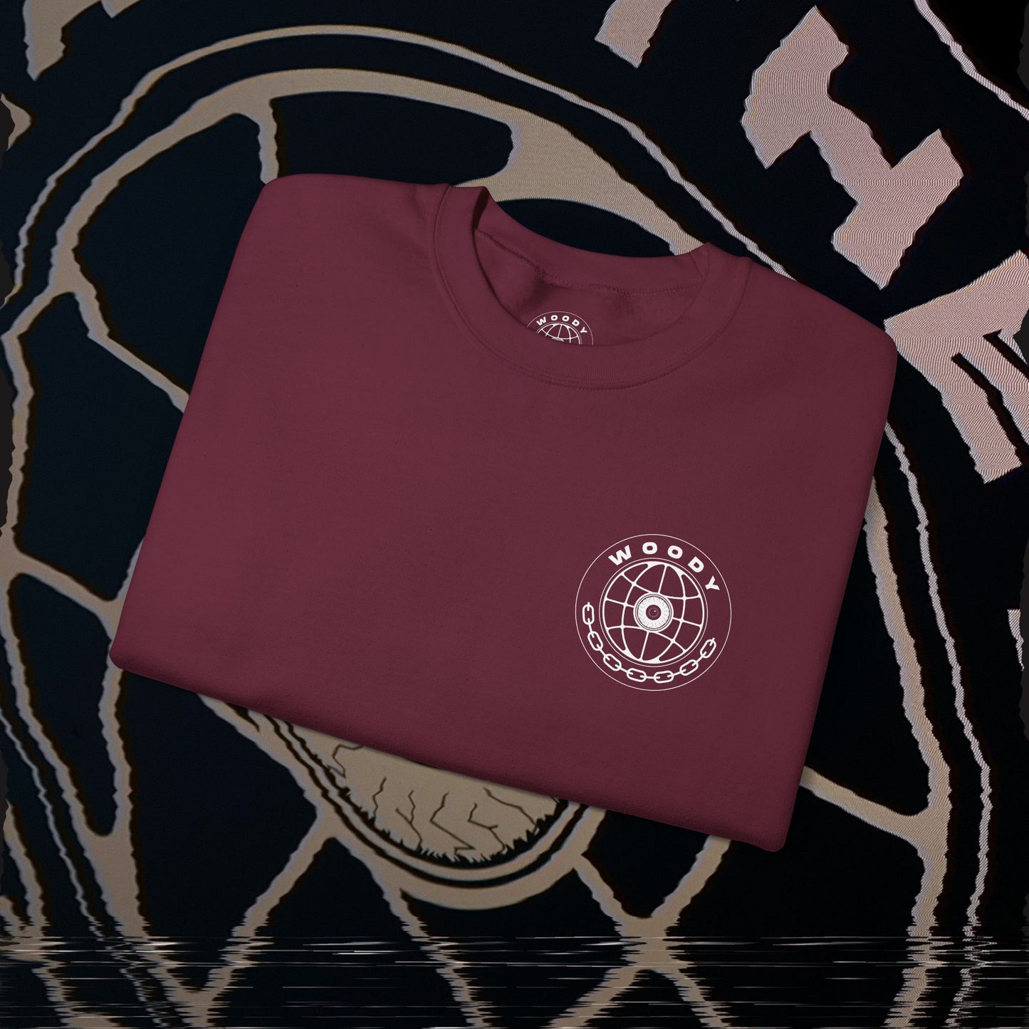 Take The Risk - Maroon - Crewneck