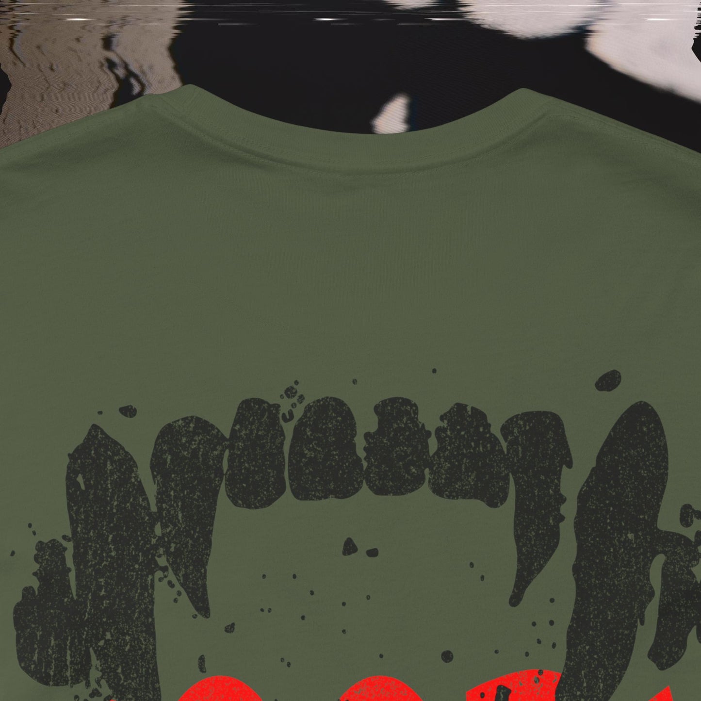 Bite Back - Military Green - T-Shirt