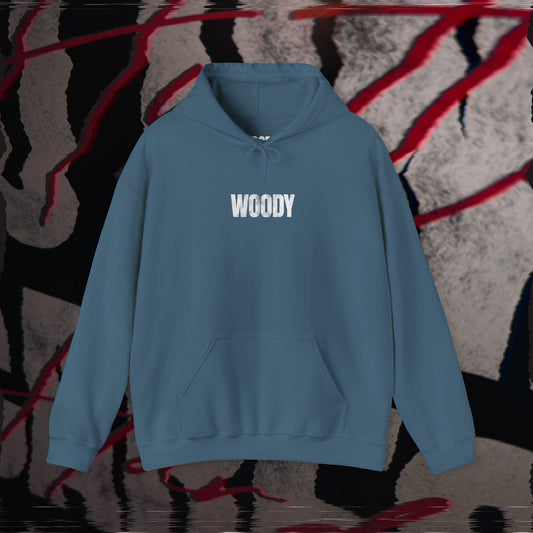 No One Cares, Hustle Harder - Indigo Blue - Hoodie