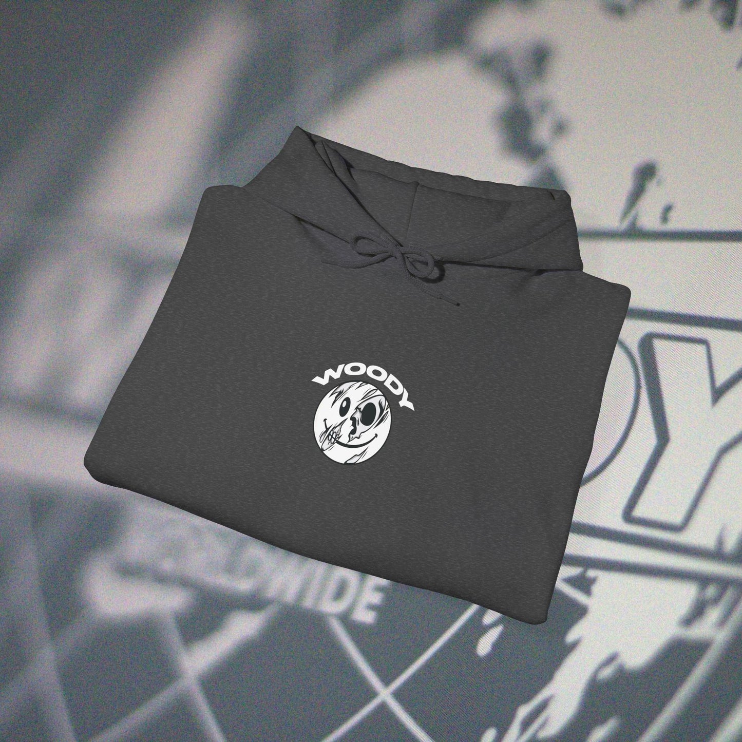 Woody Worldwide - Dark Heather - Hoodie